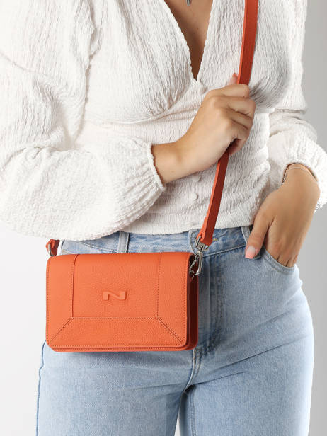 Cross Body Tas Maastricht Leder Nathan baume Oranje mondrian 4 ander zicht 1